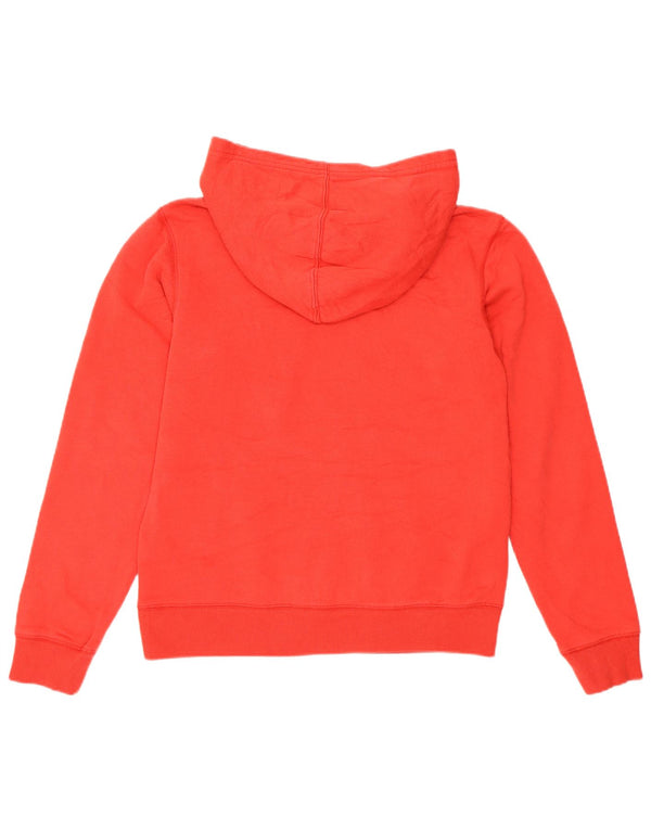 Champion Womens Graphic Hoodie Jumper UK 18 XL Red Cotton
