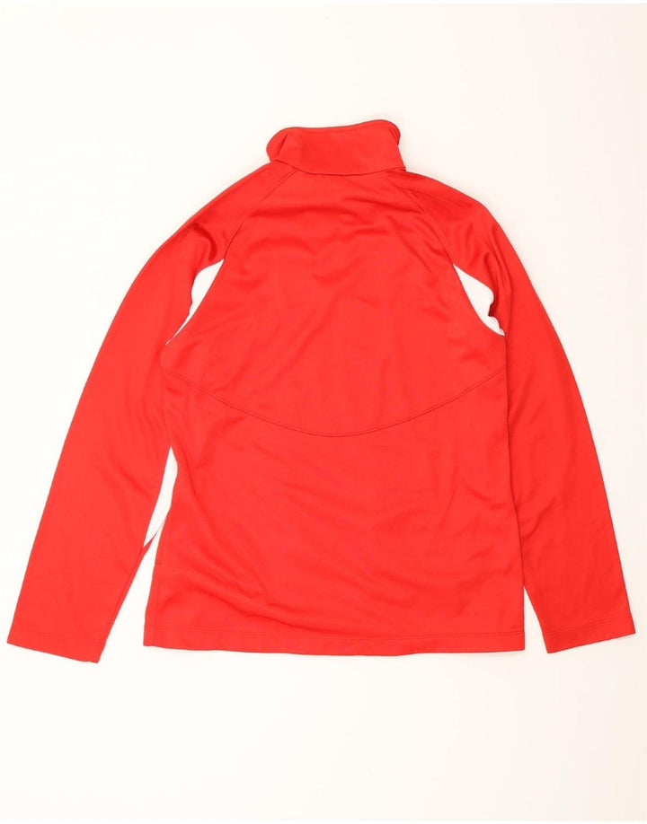 Γυναικεία αθλητική φόρμα LOTTO Top Jacket UK 14 Medium Red Colourblock Polyester