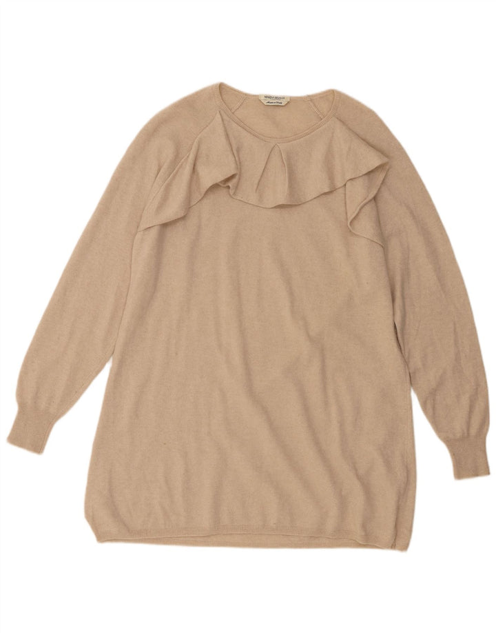 Γυναικείο πουλόβερ Marina Rinaldi Longline Boat Neck Jumper UK 14 Medium Beige