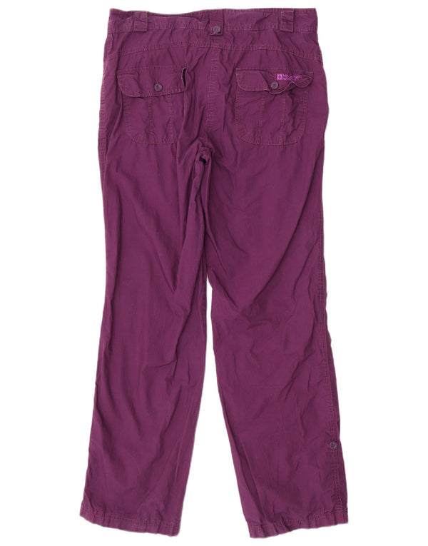 Mountain Warehouse Womens Casual Trousers UK 12 Medium W32 L32 Purple