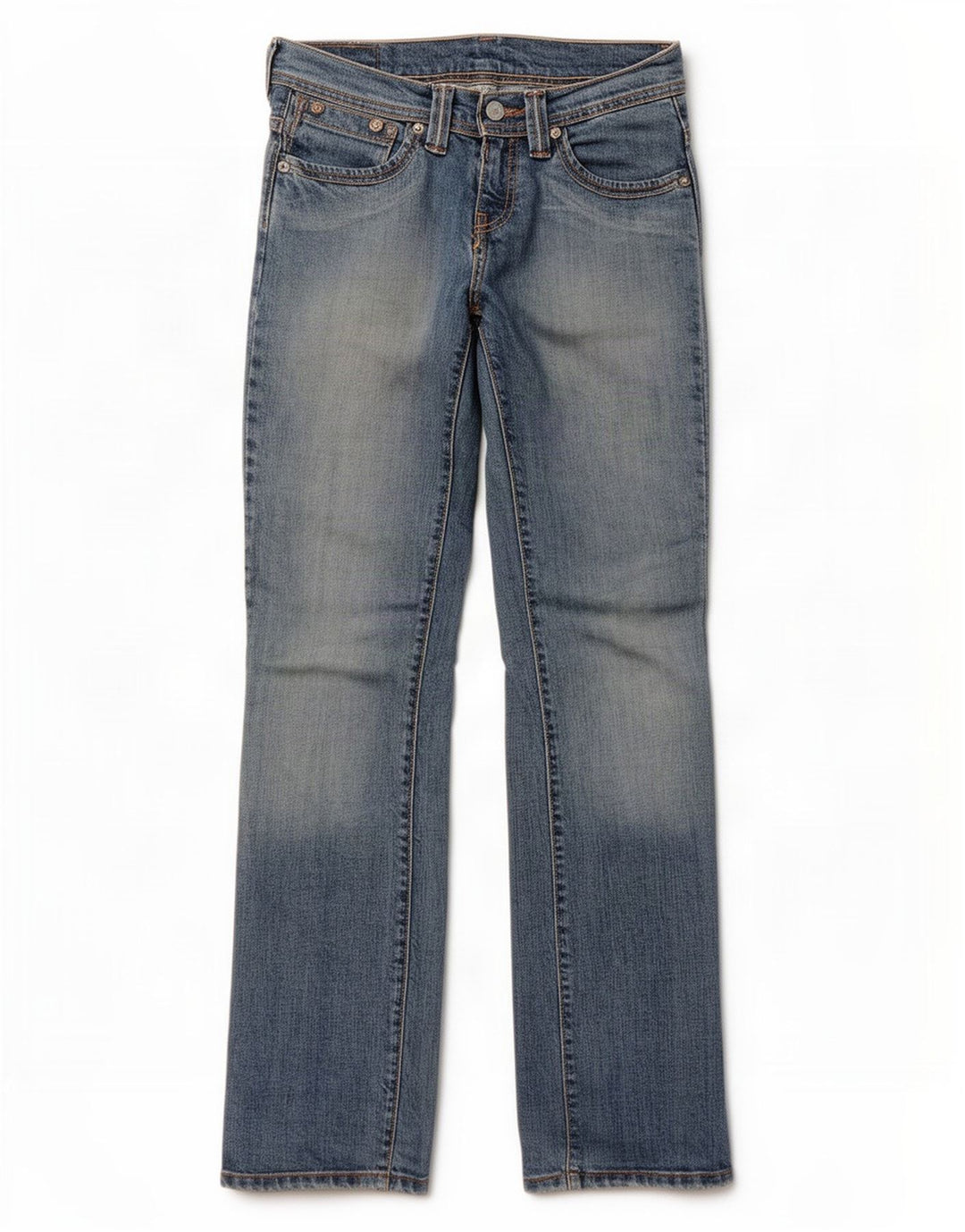 Γυναικείο τζιν ίσιο Levi's W28 L32 Μπλε βαμβακερό