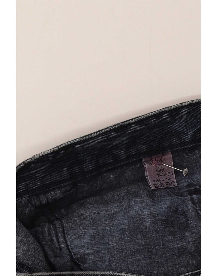 Ανδρικό τζιν Trussardi ίσιο W42 L28 Μπλε βαμβακερό