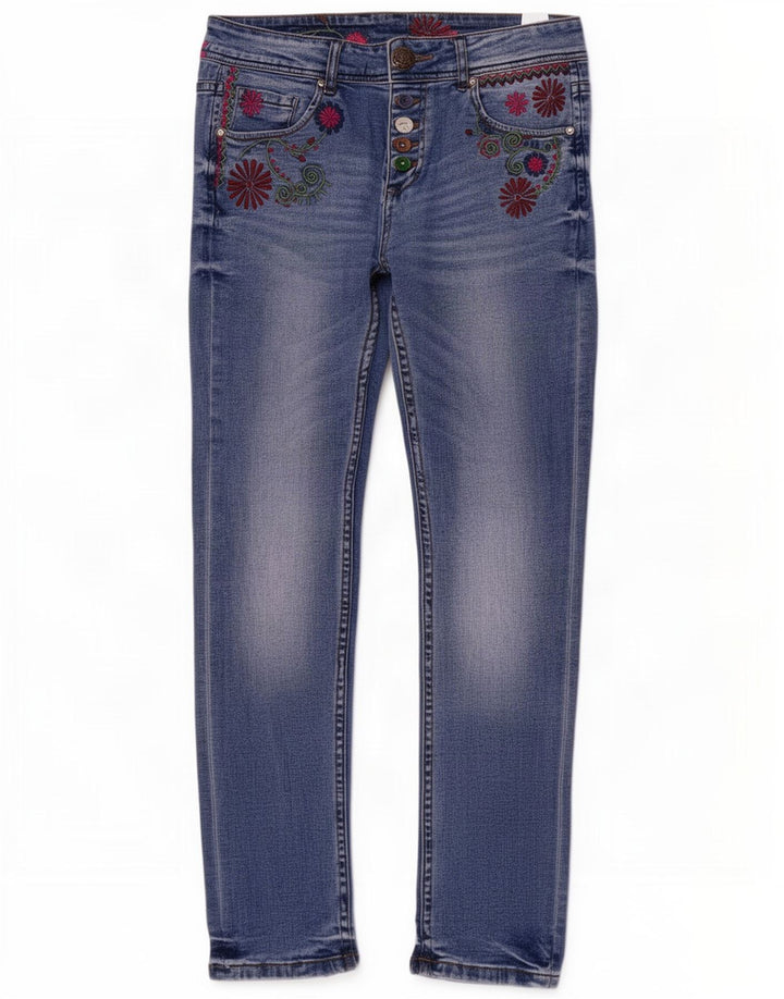 Desigual Γυναικείο Slim Jeans W26 L29 Blue Polyester