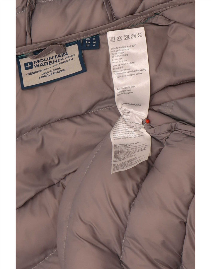 Mountain Warehouse Γυναικείο μπουφάν με κουκούλα UK 8 Small Green Colourblock