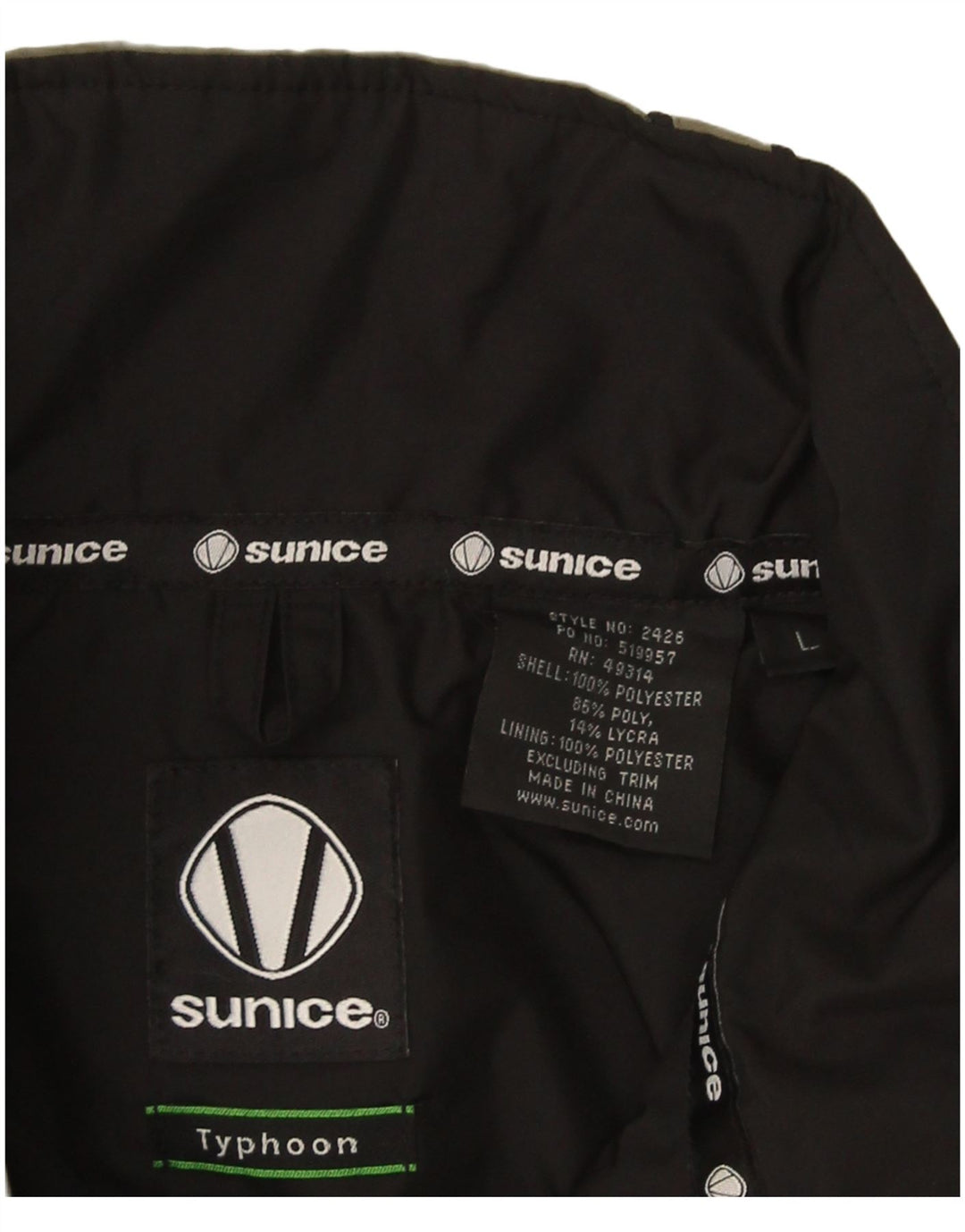 Ανδρικό μπουφάν Sunice Windbreaker UK 40 Large Khaki Colorblock Polyester