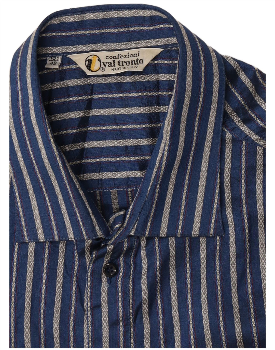Vintage Ανδρικό Πουκάμισο Μέγεθος 42 16 1/2 Large Blue Pinstripe