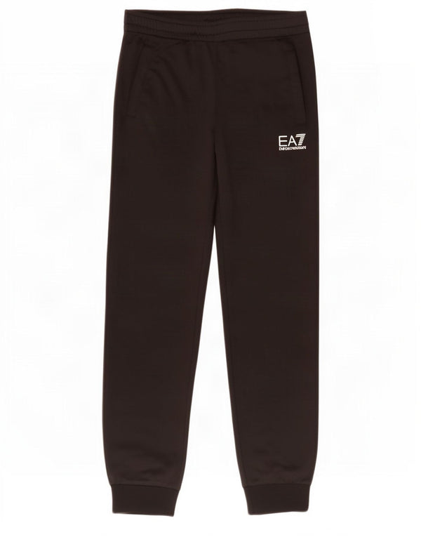 Emporio Armani Boys Graphic αθλητική φόρμα παντελόνι Joggers 13-14 ετών μαύρο