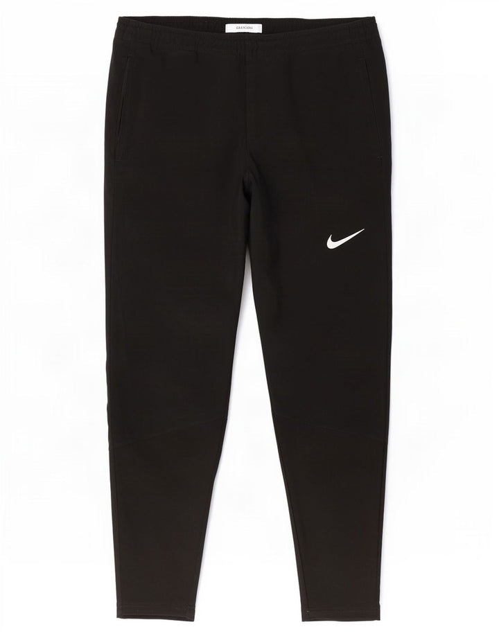 Ανδρικές φόρμες Nike Dri Fit Παντελόνια μεσαίου μαύρου πολυεστέρα