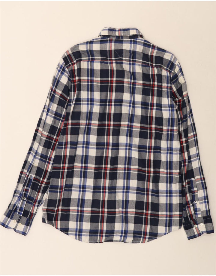 TOMMY HILFIGER Ανδρικό πουκάμισο New York Fit Flannel Large Navy Blue Check