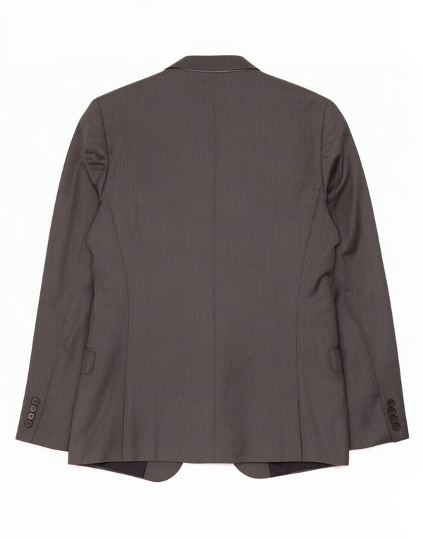 Zara Ανδρικό μπουφάν μπλέιζερ με 2 κουμπιά EU 48 Medium Grey Polyester
