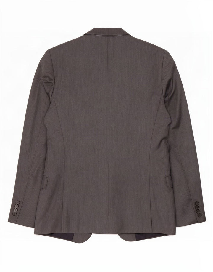 Zara Ανδρικό μπουφάν μπλέιζερ με 2 κουμπιά EU 48 Medium Grey Polyester