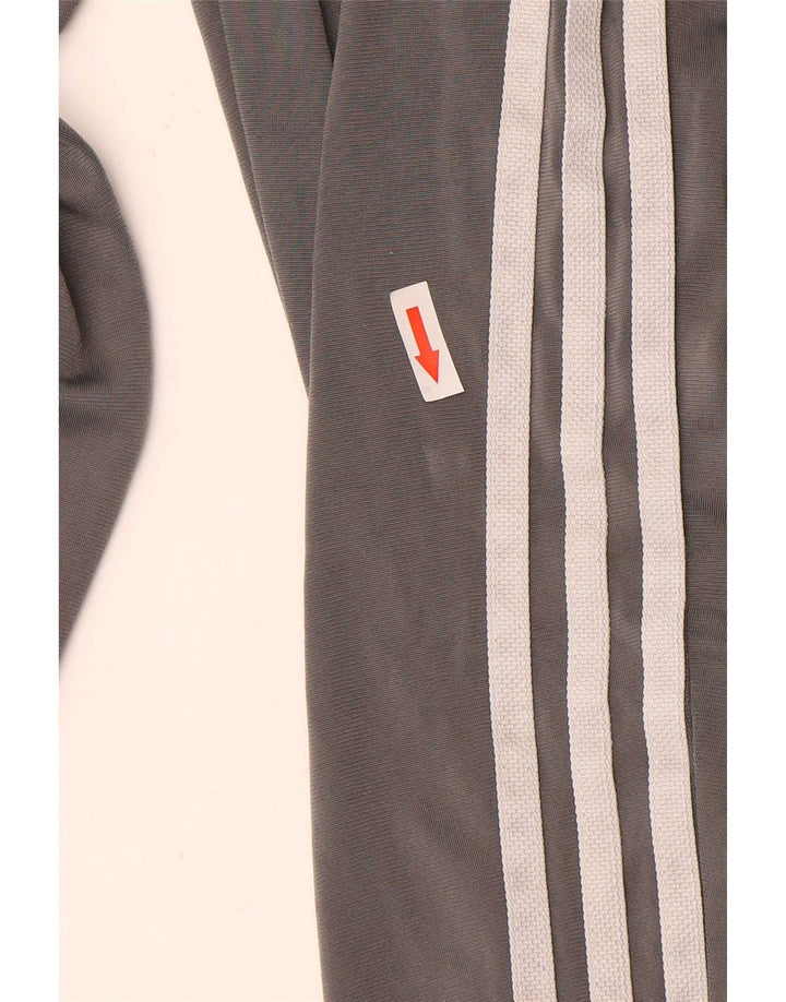 Adidas Boys Tracksuit Trousers Joggers 15-16 Years Grey Polyester