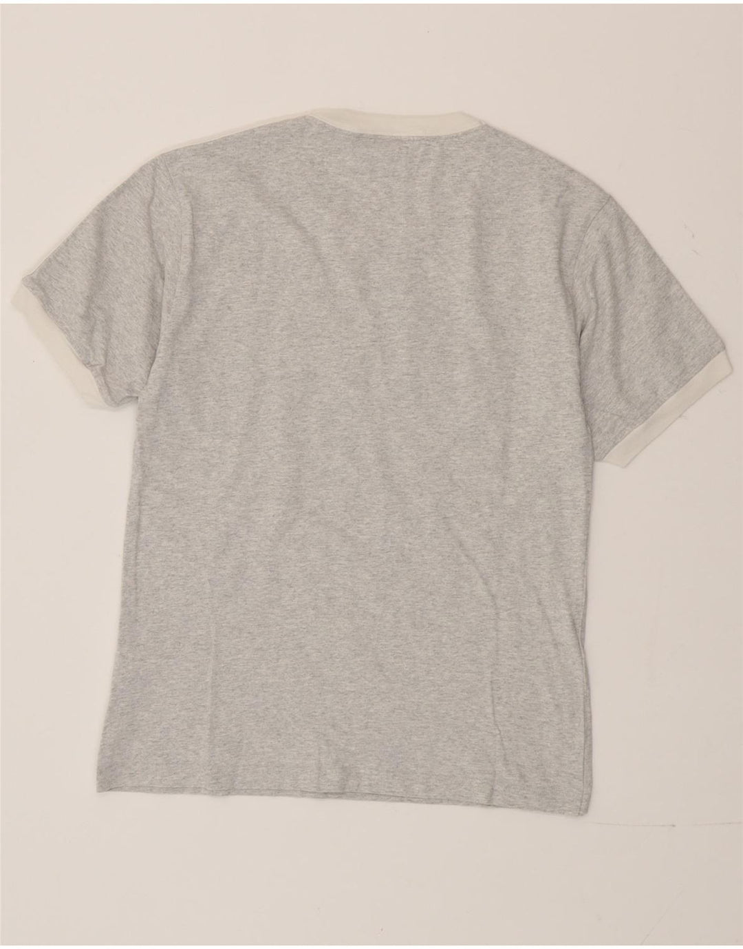 Γυναικείο γραφικό T-Shirt Adidas Top UK 10 Small Grey Cotton