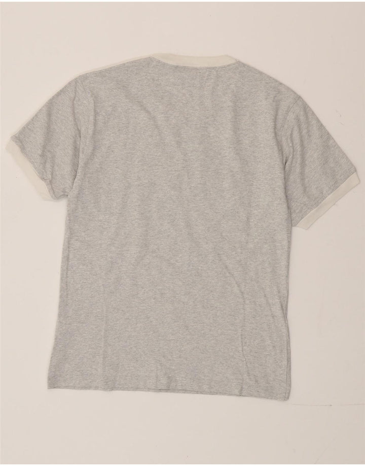 Γυναικείο γραφικό T-Shirt Adidas Top UK 10 Small Grey Cotton