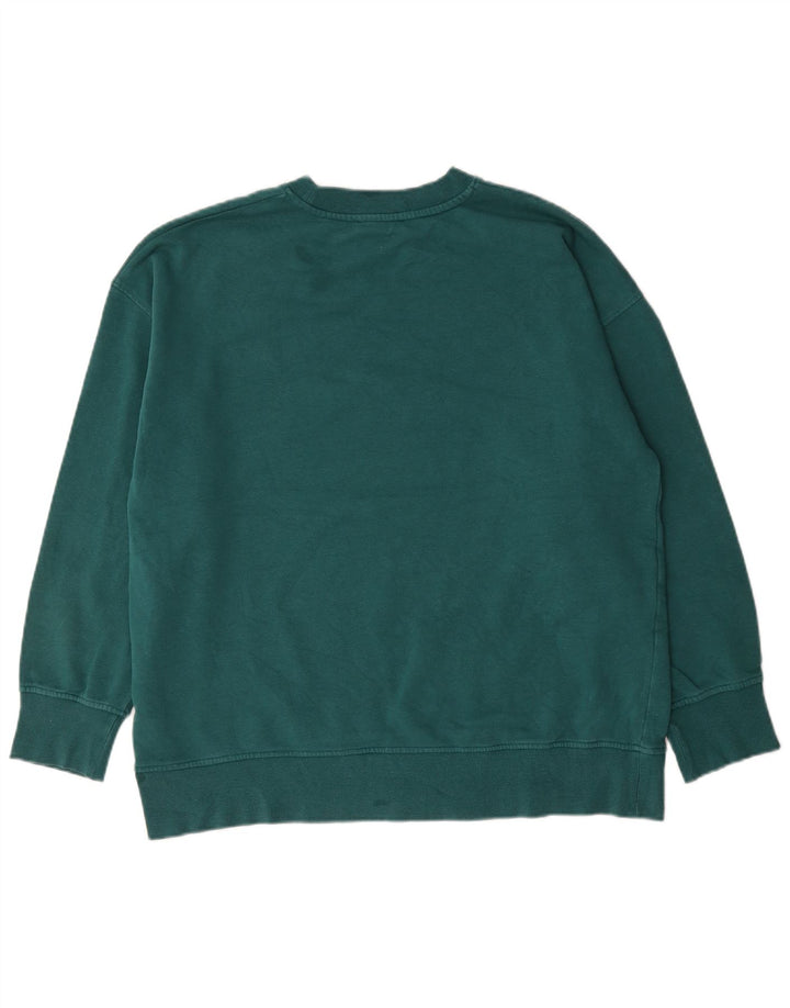 Ανδρικό φούτερ Zara Jumper Μεσαίο πράσινο βαμβακερό