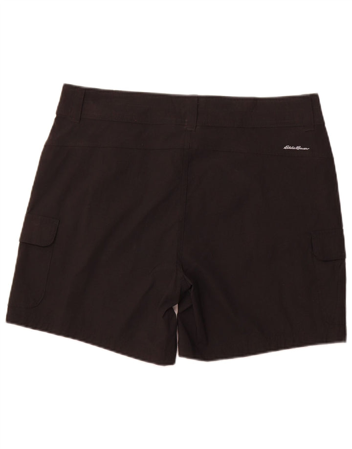 EDDIE BAUER Γυναικείο Σορτς Cargo US 12 Large W34 Μαύρο