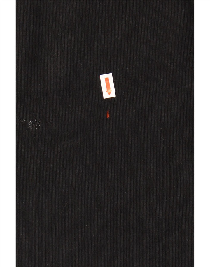 ZARA Γυναικείο πουλόβερ με λαιμόκοψη με λαιμόκοψη UK 8 Small Black Viscose