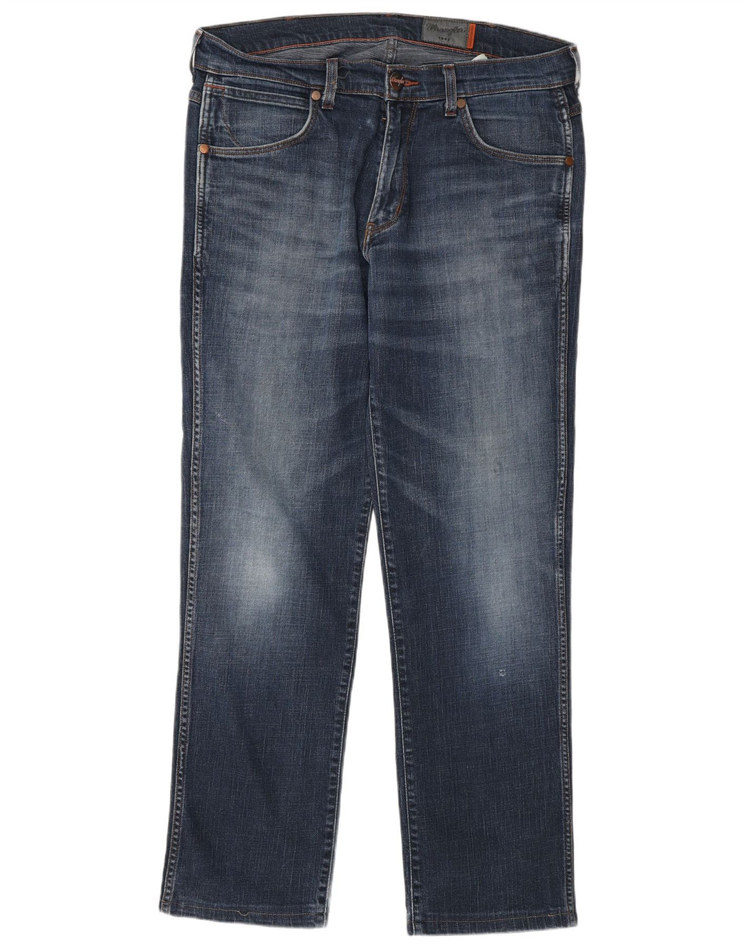 Ανδρικό τζιν Wrangler ίσιο W34 L30 Μπλε βαμβακερό