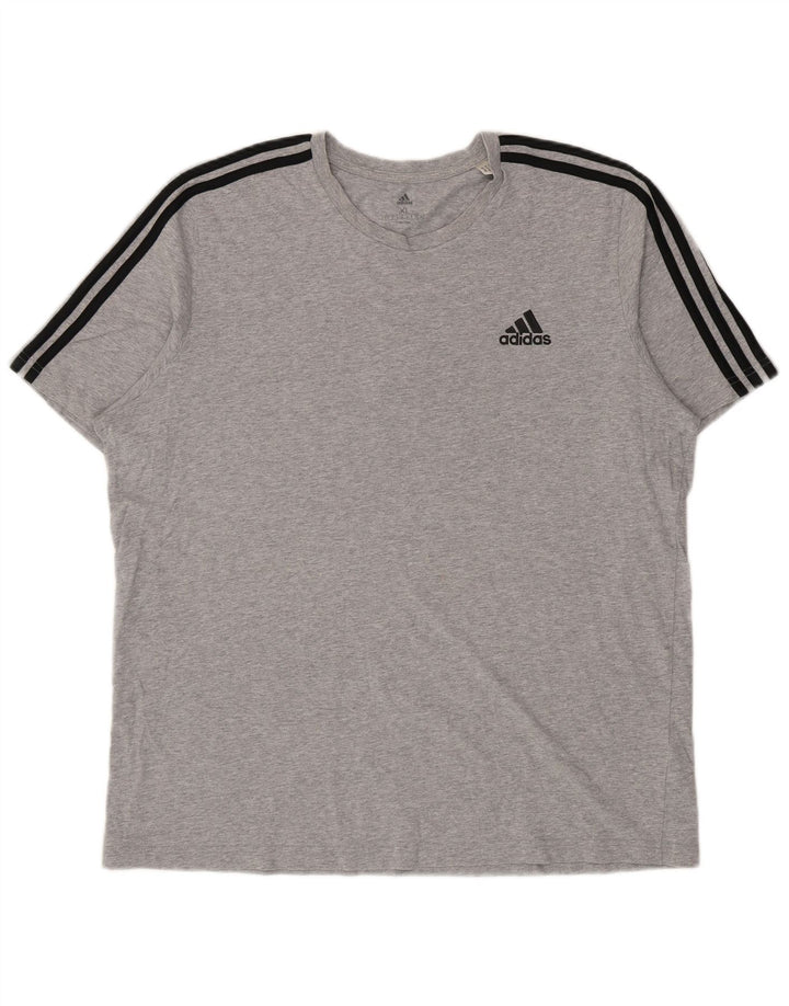 Ανδρικό T-Shirt Adidas Top XL Γκρι βαμβακερό