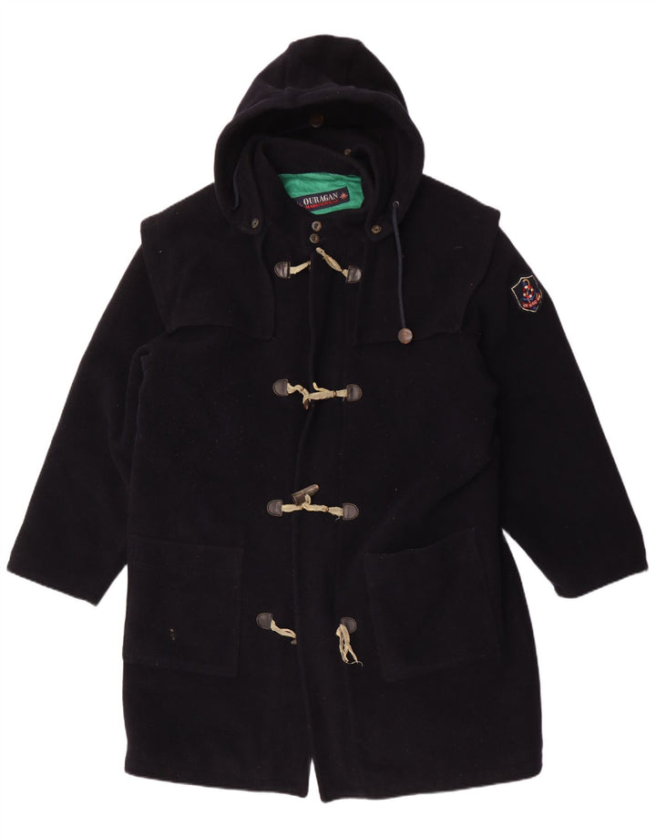Ouragan Ανδρικό παλτό Duffle με κουκούλα UK 38 Medium Navy Blue