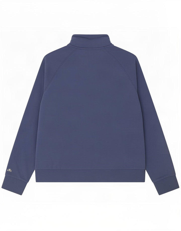Ellesse Γυναικεία φόρμα γυμναστικής με γραφικά μπουφάν UK 14 Medium Navy Blue Cotton