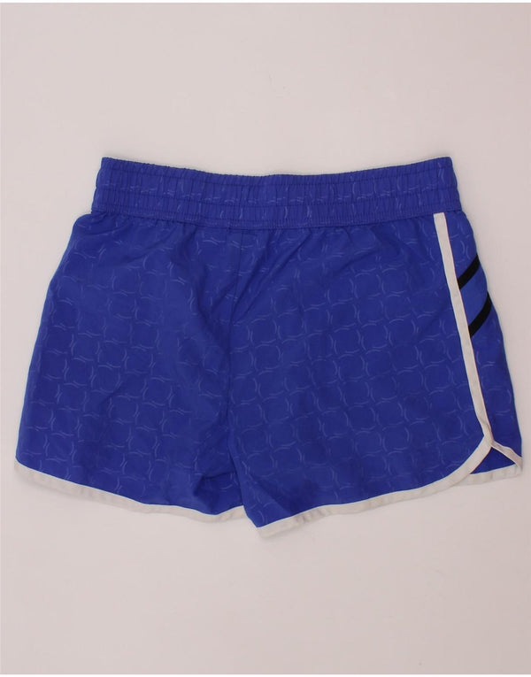 FILA Girls Sports Short 10-11 Years Medium Blue Geometric Polyester