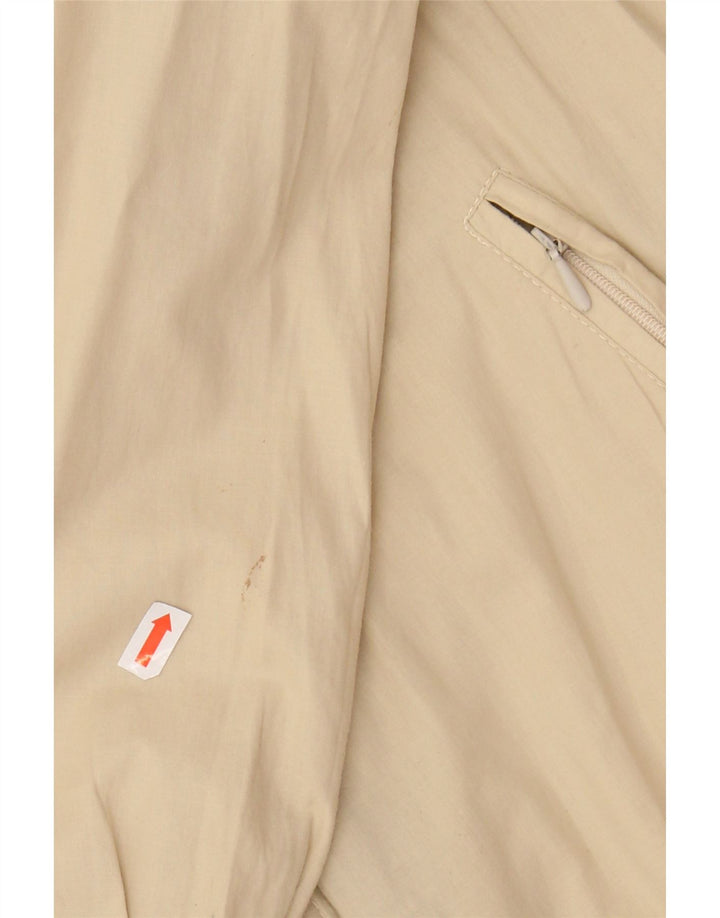 KLEPPER Mens Bomber Jacket IT 50 Large Beige Colourblock