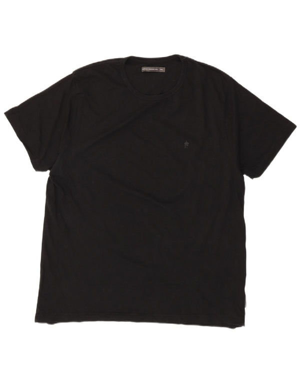 ΓΑΛΛΙΚΗ ΣΥΝΔΕΣΗ Γυναικείο T-Shirt Top UK 20 2XL Μαύρο βαμβακερό