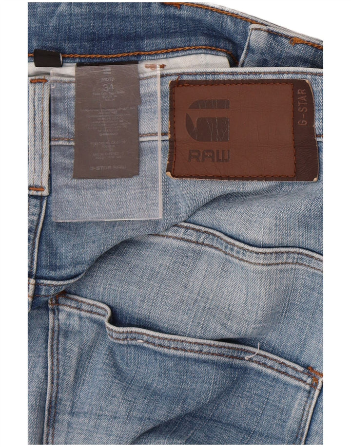 Ανδρικό τζιν σορτς G-Star W34 μεγάλο μπλε βαμβακερό