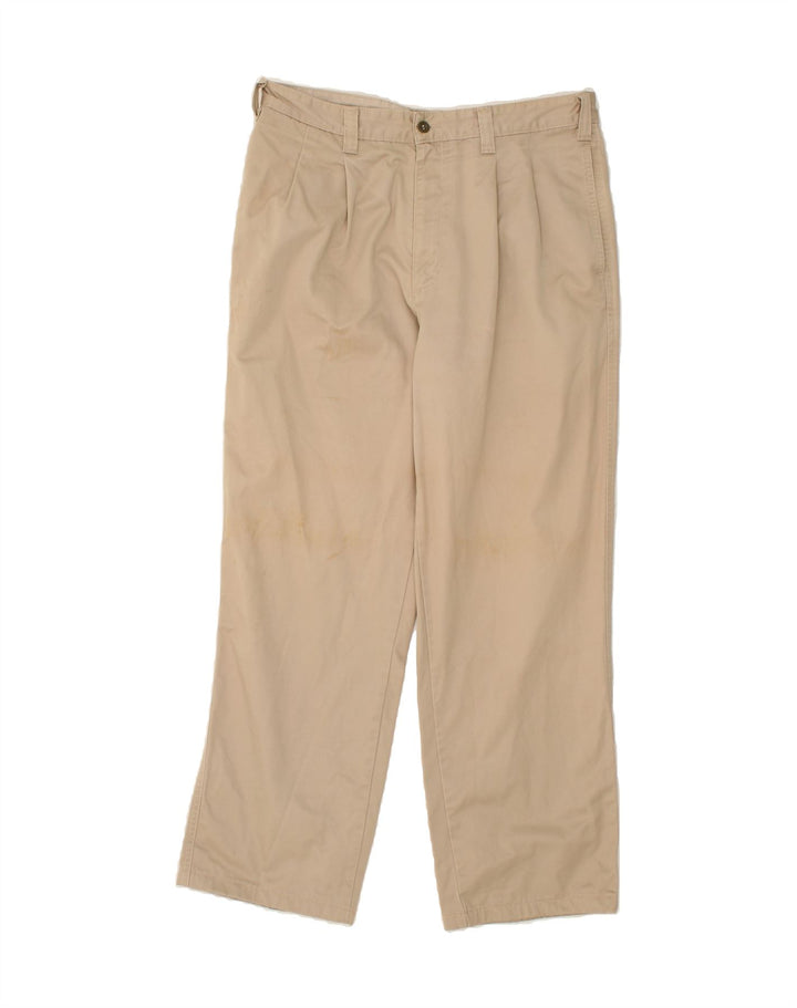 DOCKERS Mens Pegged Chino Trousers W36 L29 Beige Vintage Dockers and Second-Hand Dockers from Messina Hembry 