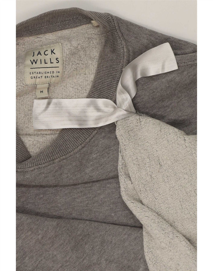 Ανδρικό φούτερ Jack Wills, Βαμβακερό μεσαίο γκρι
