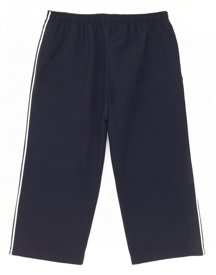 Reebok Γυναικεία φόρμα Capri Παντελόνι UK 12 Medium Navy Blue Polyester