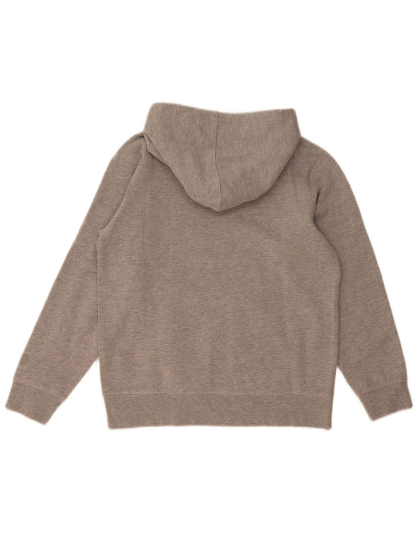 Champion Womens Graphic Hoodie Jumper UK 14 Large Grey
