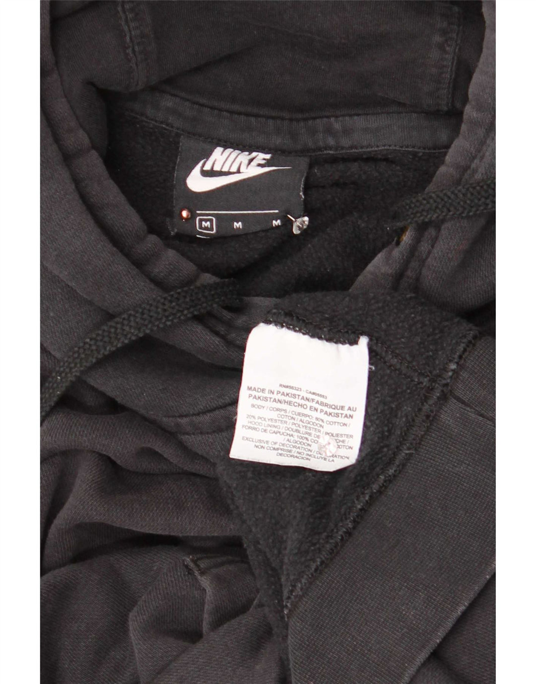 Ανδρικό φούτερ Nike, μεσαίο μαύρο βαμβακερό