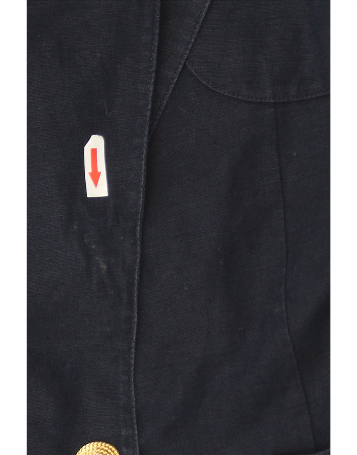 Luisa Spagnoli Γυναικείο σακάκι με 1 κουμπί UK 10 Small Navy Blue