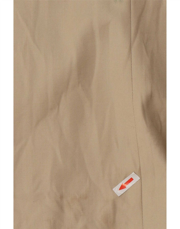 Aikha Γυναικείο Loose Fit, γραφικό τζάκετ 2 κουμπιών blazer UK 14 Medium Beige
