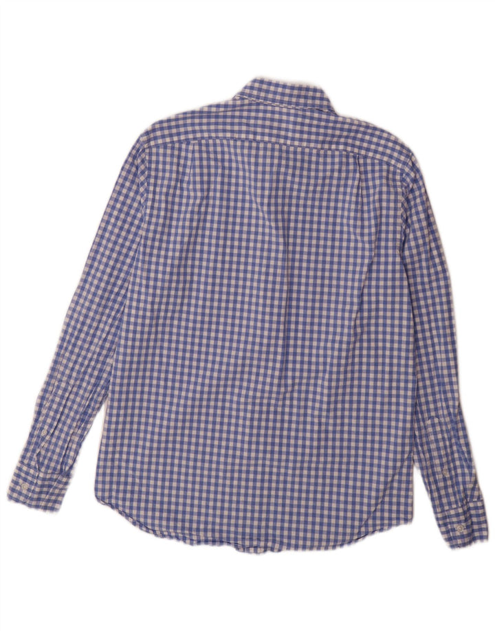 Ανδρικό πουκάμισο J. CREW Classic Fit Medium Blue Gingham Cotton