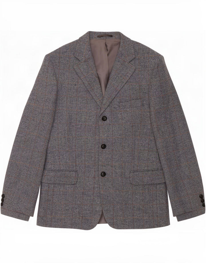 Avoca Ανδρικό σακάκι σακάκι με 3 κουμπιά UK 42 XL Γκρι μαλλί