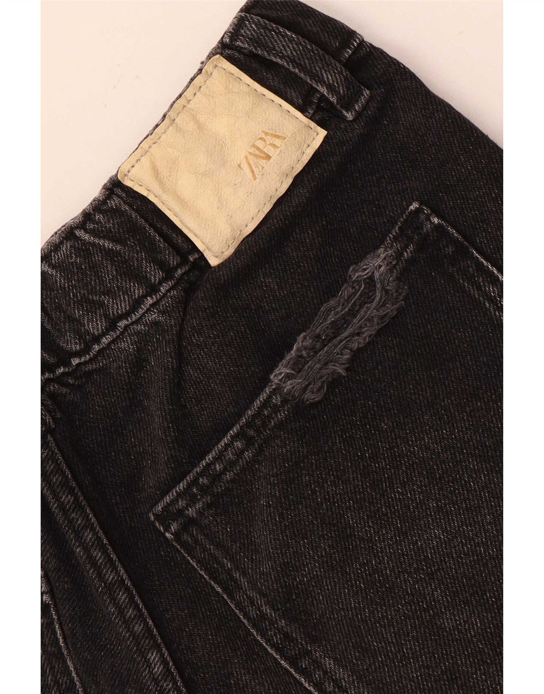 Τζιν σορτς ZARA Girls Distressed 9-10 ετών W24 Γκρι