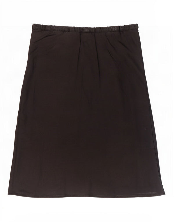 Topshop Γυναικεία Φούστα A-Line UK 12 Medium W30 Black Viscose