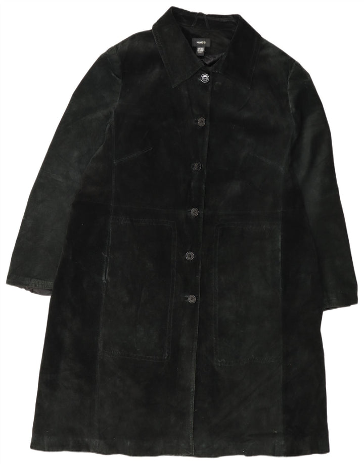 H&M Γυναικείο σουέτ πανωφόρι UK 26 4XL Μαύρο