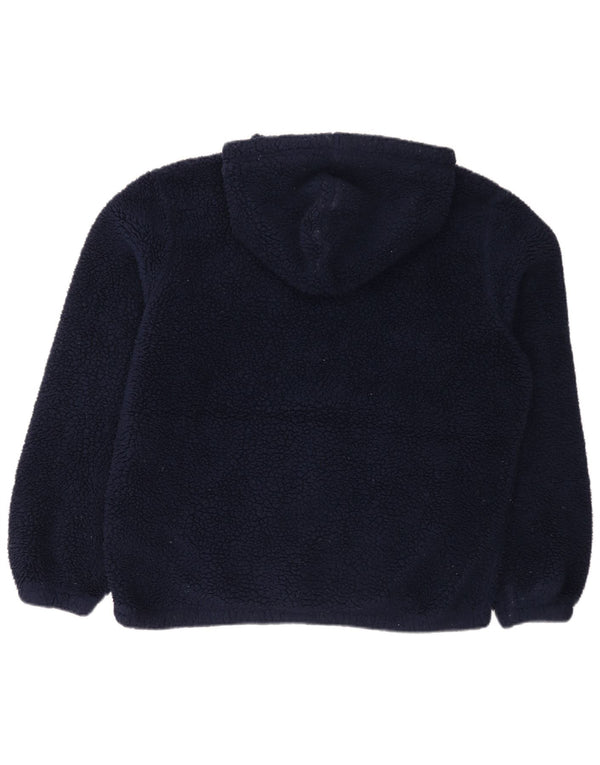 Ανδρικό Fila Graphic Hooded Fleece Jumper XL Navy Blue Polyester