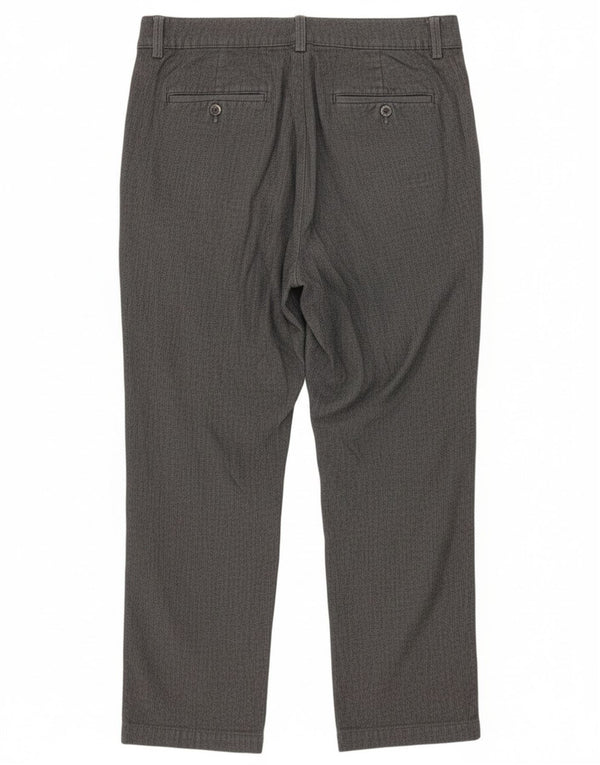 Lee Γυναικείο Ψηλόμεσο Παντελόνι US 10 Μεγάλο W30 L29 Γκρι Ψαροκόκκαλο