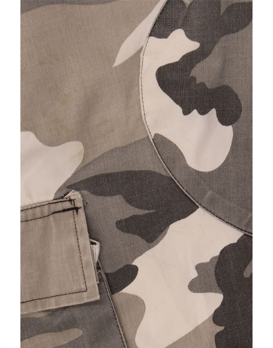 VINTAGE Ανδρικό κανονικό παντελόνι Cargo Small W31.5 L32.5 Grey Camouflage