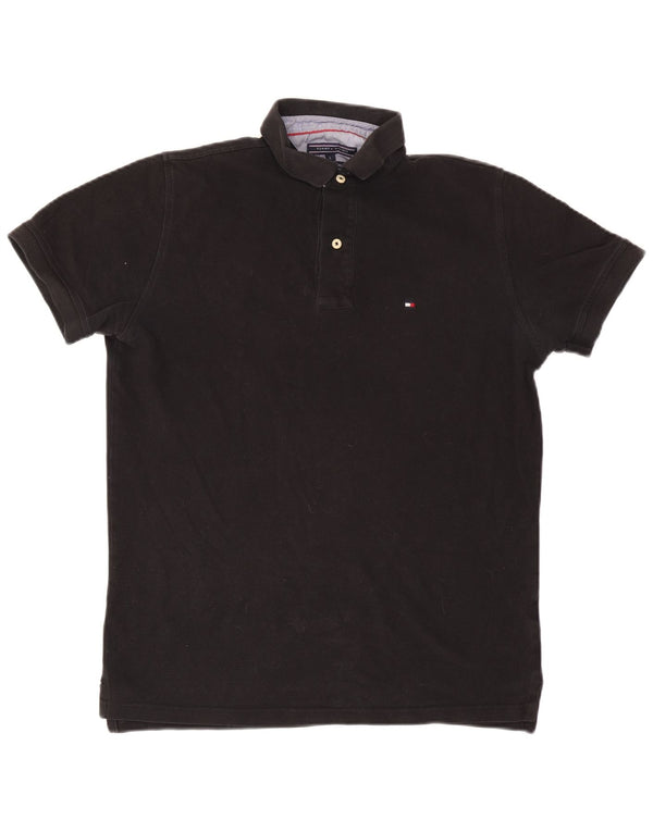 Tommy Hilfiger Mens Polo Shirt Large Black