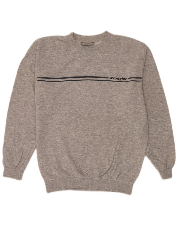 Ανδρικό φούτερ Wrangler Jumper από βαμβακερό μικρό γκρι χρώμα