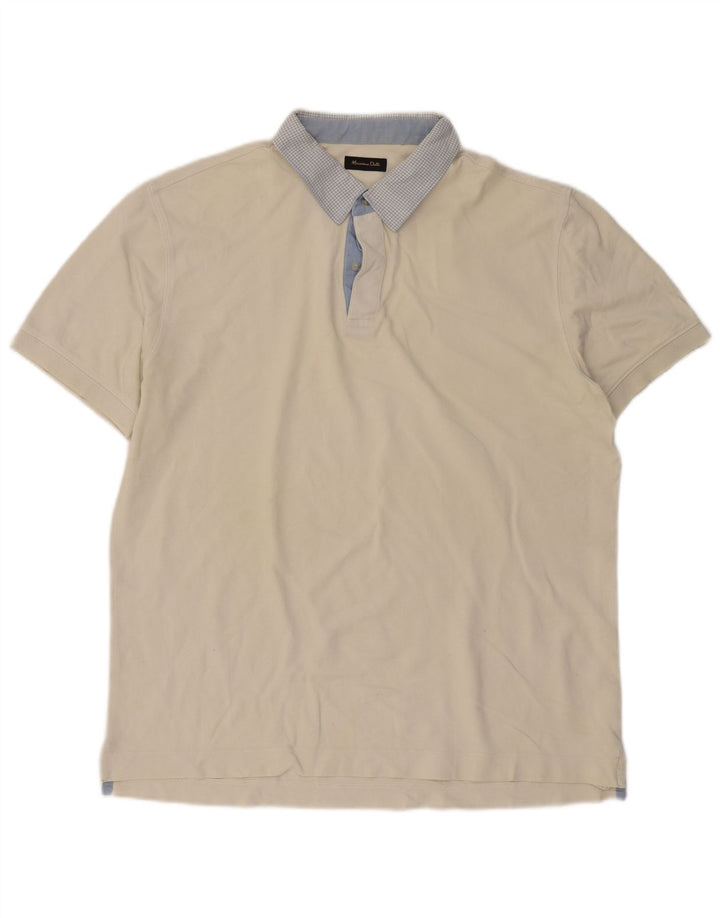 MASSIMO DUTTI Ανδρικό πουκάμισο πόλο μεγάλο, βαμβακερό