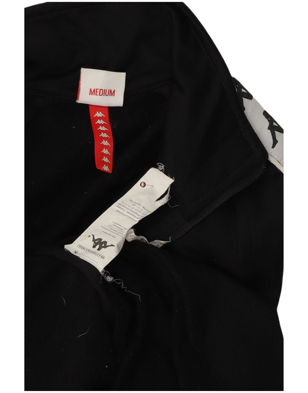 Γυναικεία φόρμα γραφικών Kappa Top Jacket UK 12 Medium Black Colourblock