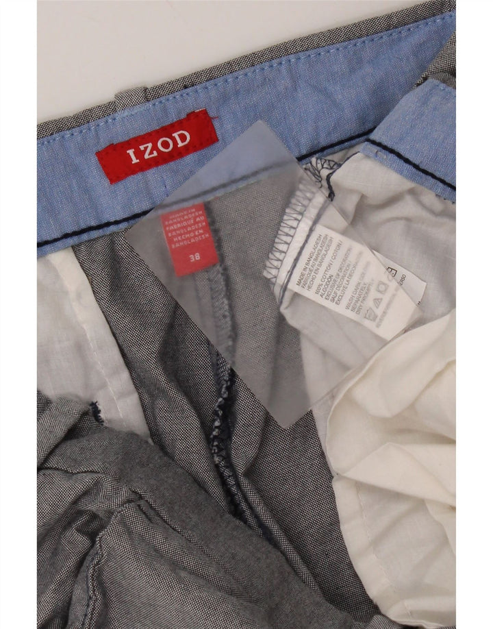 Ανδρικό σορτς Chino Izod W38 XL Γκρι βαμβακερό