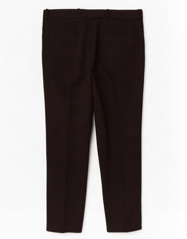 Zara Γυναικείο ίσιο παντελόνι Chino μεγάλο W30 L28 μαύρο βαμβακερό